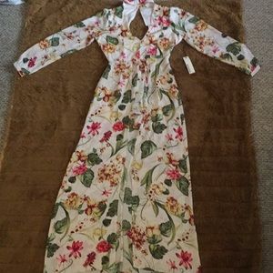 Long & Open Front Dress